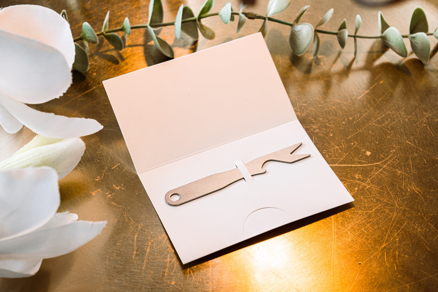 Pommesgabel in weißem Mäpchen für Hochzeiten