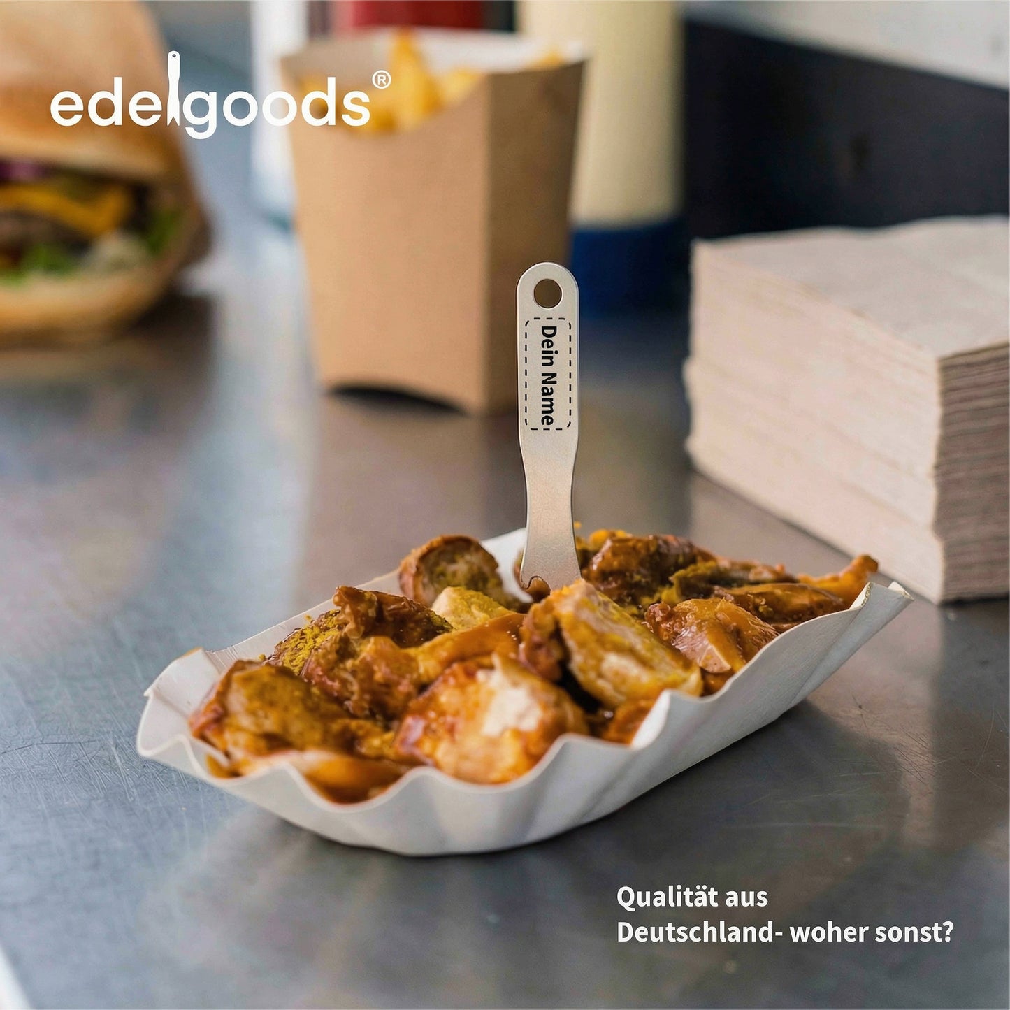 FORX® Custom - personalisierte Pommesgabel mit Flaschenöffner